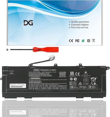 بطارية بديلة للكمبيوتر المحمول OR04XL OR04053XL لسلسلة HP EliteBook x360 830 G5 G6 HSTNN-DB9C HSTNN-IB8U L34449-002 L34449-005 L34209-1B1 L34209-2B1 (7.7V 53.2Wh/6562mAh) in Saudi Arabia