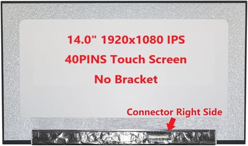 شاشة بديلة LCD جديدة تعمل باللمس 14.0 بوصة N140HCN-E5C تعمل باللمس FHD 1920x1080 40 Pin Matte لأجهزة الكمبيوتر المحمول/العرض/الشاشة/تطبيق LCD in Saudi Arabia