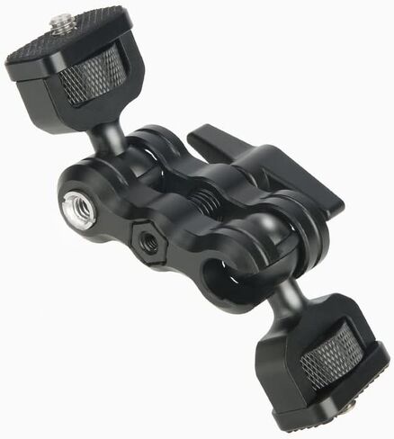 NICEYRIG ذراع مفصلية بذراع سحرية مقاس 5.5 بوصة مع رؤوس كروية مزدوجة، حامل شاشة توقف مجاني 1/4 خيط - 297 in Kuwait