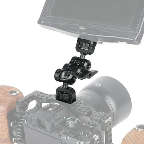 NICEYRIG ذراع مفصلية بذراع سحرية مقاس 5.5 بوصة مع رؤوس كروية مزدوجة، حامل شاشة توقف مجاني 1/4 خيط - 297 in Kuwait