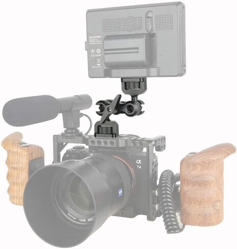 NICEYRIG ذراع مفصلية بذراع سحرية مقاس 5.5 بوصة مع رؤوس كروية مزدوجة، حامل شاشة توقف مجاني 1/4 خيط - 297 in Kuwait