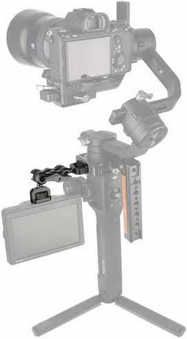 NICEYRIG ذراع مفصلية بذراع سحرية مقاس 5.5 بوصة مع رؤوس كروية مزدوجة، حامل شاشة توقف مجاني 1/4 خيط - 297 in Kuwait