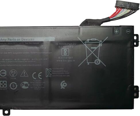 بطارية بديلة V0GMT 56Wh لجهاز Dell G7 17 7700 / XPS 15 7590 9550 9560 9570 / Precision 5510 5520 5530 5540 / Inspiron 15 7500 7501 7590 / Vostro 7500 7590 Series 4K1VM XYCW0 11.4 فولت in Saudi Arabia