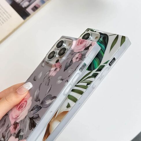 حافظة KERZZIL أنيقة جرلي الأم لؤلؤية متوافقة مع iPhone 16 Pro Max حافظة ذات حافة مستطيلة، غطاء حماية من السيليكون الناعم من مادة TPU الناعمة الملونة والنحيفة (أذن البحر، 16 Pro Max) in Saudi Arabia