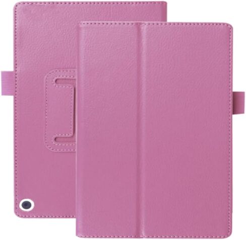 for Amazon All-New Kindle Fire HD8 Plus 10th 12th Generation (2020/2022 Release) Smart Cover, Ultra Slim Folio Stand Auto Sleep/Wake Up Leather Case for New Fire HD 8 2020 2022(TPU-Dark Red) in Kuwait