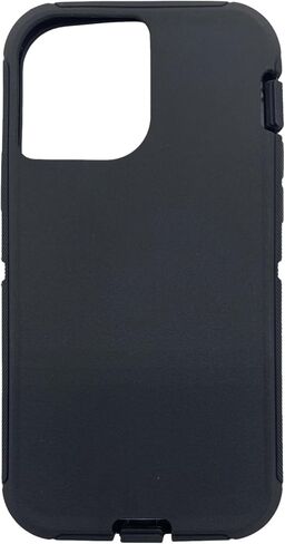 غلاف خارجي مطاطي بديل متوافق مع حافظة iPhone 12 Pro Max Otterbox Defender Series (أسود) in Kuwait