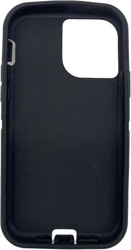 غلاف خارجي مطاطي بديل متوافق مع حافظة iPhone 12 Pro Max Otterbox Defender Series (أسود) in Kuwait
