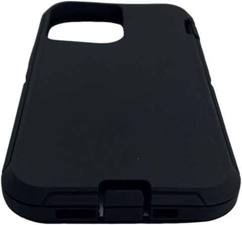 غلاف خارجي مطاطي بديل متوافق مع حافظة iPhone 12 Pro Max Otterbox Defender Series (أسود) in Kuwait