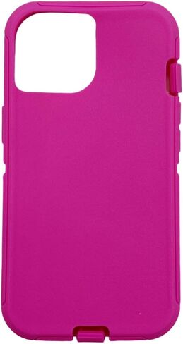 غلاف خارجي مطاطي بديل متوافق مع حافظة iPhone 12 Pro Max Otterbox Defender Series (أسود) in Kuwait