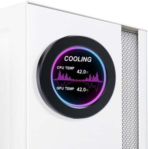 مجموعة ترقية شاشة LCD مبرد وحدة المعالجة المركزية AIO مقاس 2.1 بوصة مع موضوع ديناميكي DIY مدعوم لأنظمة تبريد المياه، ومراقبة درجة حرارة الكمبيوتر، ومبرد سائل وحدة المعالجة المركزية، وشاشة IPS LCD، وملحقات الكمبيوتر، وأجزاء الكمبيوتر in Saudi Arabia