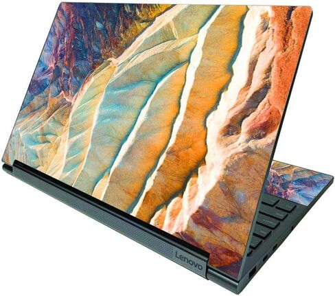 غلاف MightySkins متوافق مع Lenovo Yoga C940 15" (2020) - تدفق ناري | غطاء ملتف من الفينيل واقٍ ومتين وفريد ​​من نوعه | سهل التطبيق والإزالة وتغيير الأنماط | صنع في الولايات المتحدة الأمريكية in Saudi Arabia
