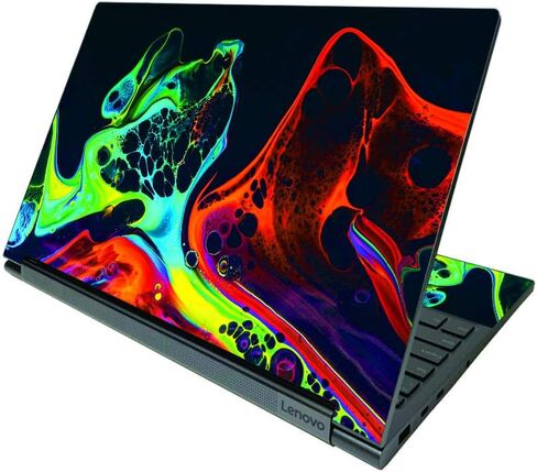 غلاف MightySkins متوافق مع Lenovo Yoga C940 15" (2020) - تدفق ناري | غطاء ملتف من الفينيل واقٍ ومتين وفريد ​​من نوعه | سهل التطبيق والإزالة وتغيير الأنماط | صنع في الولايات المتحدة الأمريكية in Saudi Arabia