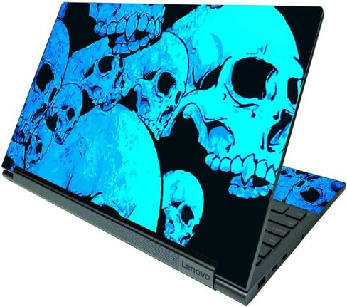 غلاف MightySkins متوافق مع Lenovo Yoga C940 15" (2020) - لهب أخضر | غطاء ملتف من الفينيل واقٍ ومتين وفريد ​​من نوعه | سهل التطبيق والإزالة وتغيير الأنماط | صنع في الولايات المتحدة الأمريكية in Saudi Arabia