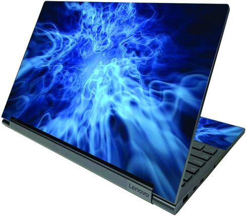 غلاف MightySkins متوافق مع Lenovo Yoga C940 15" (2020) - لهب أخضر | غطاء ملتف من الفينيل واقٍ ومتين وفريد ​​من نوعه | سهل التطبيق والإزالة وتغيير الأنماط | صنع في الولايات المتحدة الأمريكية in Saudi Arabia