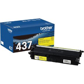 Brother TN437Y Ultra High Yield Yellow Toner Cartridge, XL