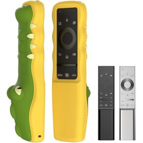 for Samsung TM2280E Silicone Protective Cover Compatible with Samsung Smart TV TM2180E, TM1990C, TM2140A Remote case,Shockproof Anti Lost Washable Protective Case with Lanyard(Crocodile)