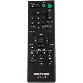 RMT-D197A Replace Remote Control for Sony DVP-SR210 DVP-SR201P DVP-SR405P DVP-SR510 DVP-SR510H DVD Player