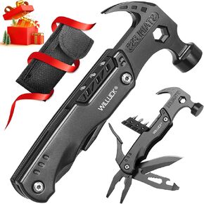 Fathers Day Ideal Gifts for Dad - Dad Gifts from Daughter Wife Son, Gifts for Dad - Fathers Day Best Dad Ever Gifts, Dad Birthday Gift -Multitool Hammer, Christmas Dad Gifts for Step dad, Husband, Men