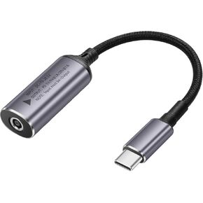 SinLoon PD 140W DC4530 to USB C Cable DC 4.5mm x 3.0mm Female(4.5 x 0.6mm) Input to Type C Male Power Charging Cable with PD Automatic Identification Chip,for Phones,Tablets,Laptops(DC4530)