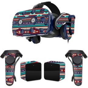 MightySkins Skin Compatible with HTC Vive Pro VR Headset - Southwest Stripes | Protective, Durable, and Unique Vinyl Decal wrap Cover | Easy to Apply, Remove, and Change Styles | Made in The USA