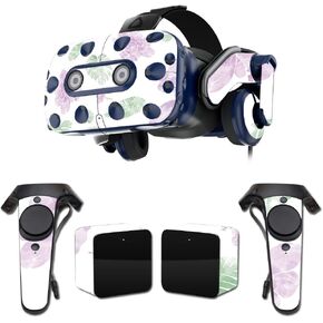 MightySkins Skin Compatible with HTC Vive Pro VR Headset - Water Color Flowers | Protective, Durable, and Unique Vinyl Decal wrap Cover | Easy to Apply, Remove, and Change Styles | Made in The USA
