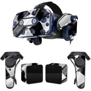 MightySkins Skin Compatible with HTC Vive Pro VR Headset - Race Flag | Protective, Durable, and Unique Vinyl Decal wrap Cover | Easy to Apply, Remove, and Change Styles | Made in The USA