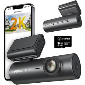 Dash Camera,2K 1440P Wireless Dash cam,Front Dashcam for Cars with Free 32GB Card,APP,Voice Control,Night Vision,170°,HDR,24H/7 Parking Mode,G-Sensor, Loop Recording,Camara para carro,car Finds