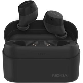 Nokia Power Earbuds | True Wireless with Charging Case | Up to 150 Hours of Play | Waterproof | Universal Bluetooth 5.0 Compatibility with Built-in Mic | Crystal-Clear Sound with Enhanced Bass,Gray