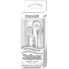 Maxell Jelleez Earset, White