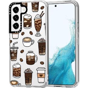 MOSNOVO Case for Samsung Galaxy S24 Ultra, [Buffertech 6.8ft Military-Grade Drop Protection] [Anti Peel Off Tech] Clear TPU Bumper Phone Case Cover Design - Dinosaur Land in Kuwait