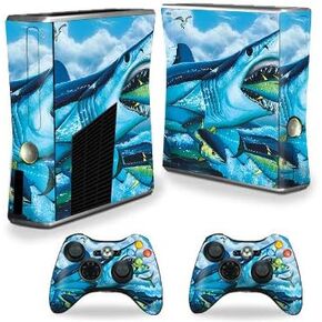MightySkins Skin Compatible with Xbox 360 S Console - Lunch Time | Protective, Durable, and Unique Vinyl Decal wrap Cover | Easy to Apply, Remove, and Change Styles | Made in The USA