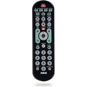 RCA RCRBB04GR 4-Device Big-Button Universal Remote Control