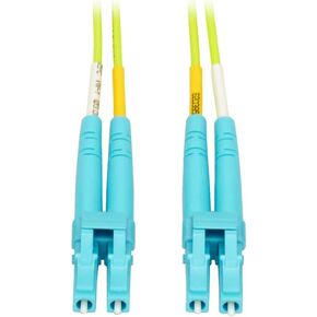 Tripp Lite LC to LC Multimode Duplex Fiber Optics Patch Cable, 100Gb, 50/125, OM5, LC/LC Male, 3 Meter (N820-03M-OM5)