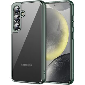 JETech Case for Samsung Galaxy S24+ / S24 Plus 5G, Non-Yellowing Shockproof Bumper Protective Phone Cover, Anti-Scratch Hard PC Back (Clear)