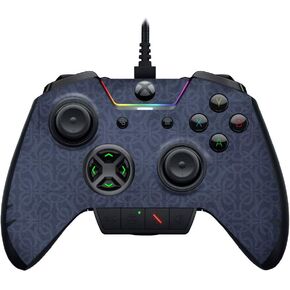MightySkins Skin Compatible with Razer Wolverine Ultimate - Charcoal Lattice | Protective, Durable, and Unique Vinyl Decal wrap Cover | Easy to Apply, Remove, and Change Styles | Made in The USA