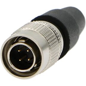 Alvins Hirose 4-Pin Male Connector HR10A-7P-4P Male Plug for Sound Devices 664| Zaxcom| Sony Venice(4PCS, Male)