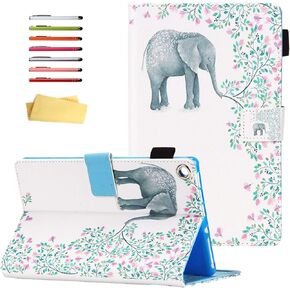 for Apple iPad 9th/8th/7th Generation Case 10.2 inch (2021/2020/2019) with Pencil Holder Pockets [Auto Wake/Sleep] PU Leather Smart Folio Stand Wallet TPU Shockproof Cover, Beach Sunrise