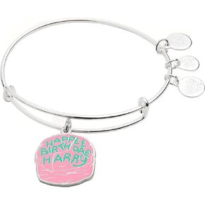 Alex and Ani AS21EBHPCAKSG، هاري بوتر، سوار الإسورة القابل للتوسيع من Celebrate Cake، ذهبي لامع، وردي، أساور in Saudi Arabia