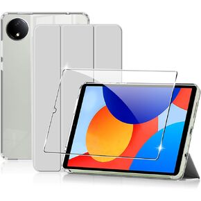 for Redmi Pad SE 8.7 4G Case,high qualit Hard Shell, Lightweight,Quality PU,Anti-Fingerpirnts, Scratch Resistant, Grey for Redmi Pad SE Tablet 8.7 inch