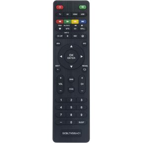 GCBLTV50U-C1 Replacement Remote Control Applicable for Changhong TV LED42YC2000UA LED40YC1700UA LED40YD1100UA LED32YC1600UA LED50YC2000UA