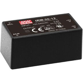 MW Mean Well IRM-20-24 20W AC-DC PCB-Mount Green Power Module
