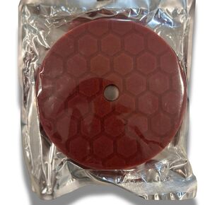 Hex-Logic 6.5 Inch Buffing Pad & Polshing Pad, Medium-Heavy Cutting Pad: Maroon (6.5 Inch for 6 inch 150mm Backing Plate) Polishing Pad for Car Buffer and Polisher Waxing