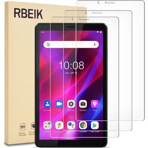 [3PACK 9H Hardness Anti-Scratch Anti-Fingerprint Glass Easy-Install Screen Protector Tempered Glass for Lenovo Tab M7/ Lenovo Tab M7 HD/Lenovo Tab M7 (3rd Gen)