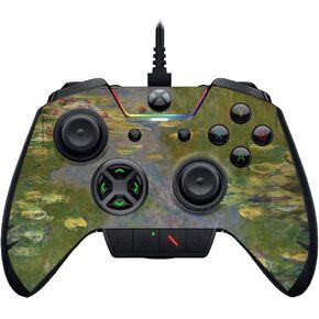 MightySkins Skin Compatible with Razer Wolverine Ultimate - Water Lilies | Protective, Durable, and Unique Vinyl Decal wrap Cover | Easy to Apply, Remove, and Change Styles | Made in The USA