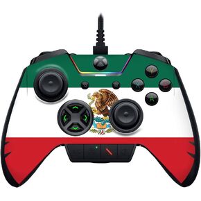 MightySkins Skin Compatible with Razer Wolverine Ultimate - Mexican Flag | Protective, Durable, and Unique Vinyl Decal wrap Cover | Easy to Apply, Remove, and Change Styles | Made in The USA