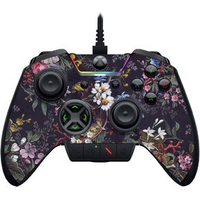 MightySkins Skin Compatible with Razer Wolverine Ultimate - Midnight Blossom | Protective, Durable, and Unique Vinyl Decal wrap Cover | Easy to Apply, Remove, and Change Styles | Made in The USA
