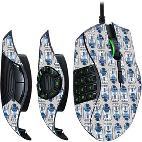 MightySkins Skin Compatible with Razer Naga Trinity - Galaxy Bots | Protective, Durable, and Unique Vinyl Decal wrap Cover | Easy to Apply, Remove, and Change Styles | Made in The USA