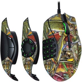 MightySkins Skin Compatible with Razer Naga Trinity - Fish Puzzle | Protective, Durable, and Unique Vinyl Decal wrap Cover | Easy to Apply, Remove, and Change Styles | Made in The USA