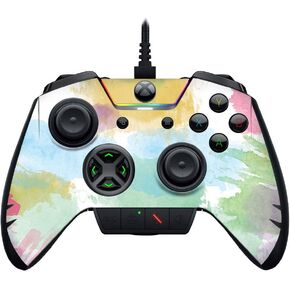 MightySkins Skin Compatible with Razer Wolverine Ultimate - Watercolor White | Protective, Durable, and Unique Vinyl Decal wrap Cover | Easy to Apply, Remove, and Change Styles | Made in The USA