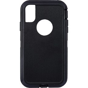 Replacement TPE Rubber Outer Skin Compatible with Otterbox Defender Series Case for iPhone XR Black